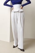 Pantalones con peplum