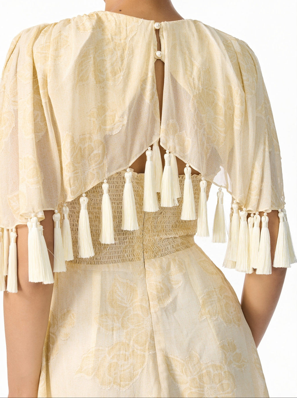 Minivestido con borlas